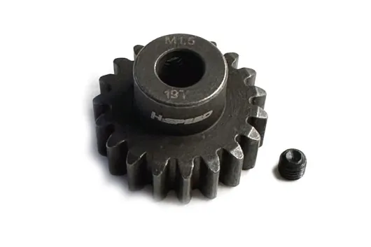 HSP Stahlritzel 19 Zähne Modul 1,5 für 8mm Welle