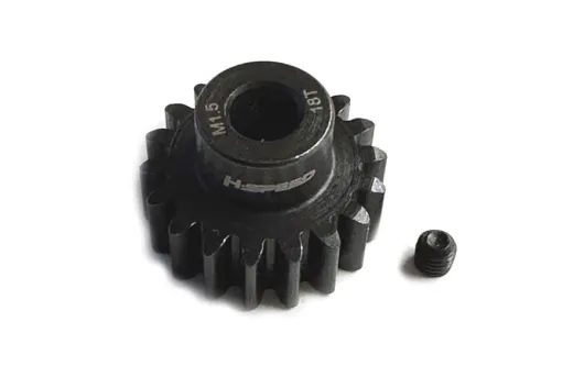 HSP Stahlritzel 18 Zähne Modul 1,5 für 8mm Welle