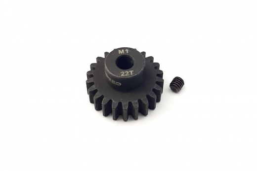 HSP Stahlritzel 22 Zähne Modul 1 für 5mm Welle