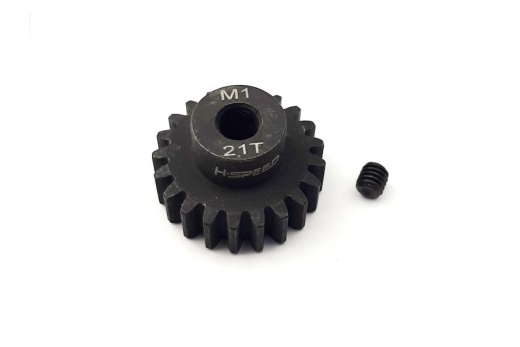 HSP Stahlritzel 21 Zähne Modul 1 für 5mm Welle