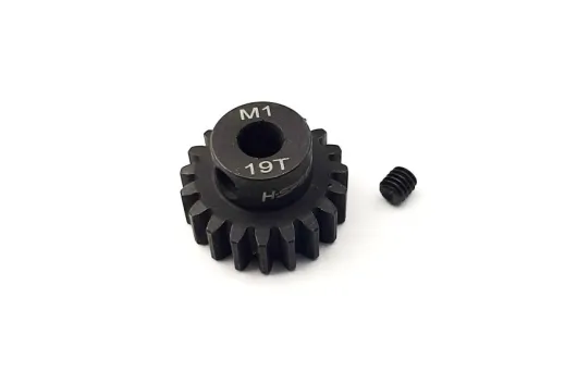 HSP Stahlritzel 19 Zähne Modul 1 für 5mm Welle