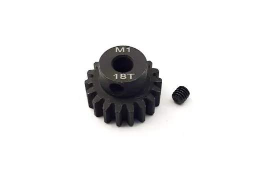 HSP Stahlritzel 18 Zähne Modul 1 für 5mm Welle
