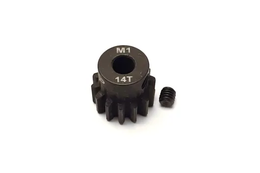 HSP Stahlritzel 14 Zähne Modul 1 für 5mm Welle