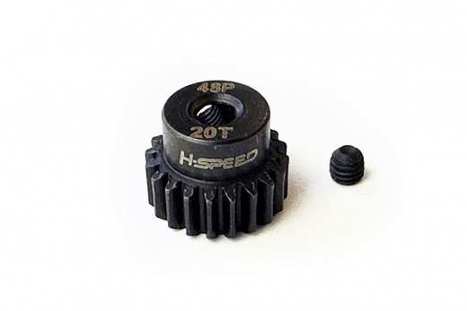 HSP Stahlritzel 20 Zähne 48dp für 3,175mm Welle