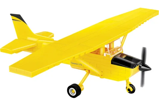 COBI Klemmbausteine Flugzeug Cessna 172 Skyhawk gelb - 160 Teile