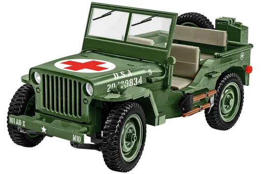 COBI Klemmbausteine Auto Willys MB Medical Jeep - 1131 Teile