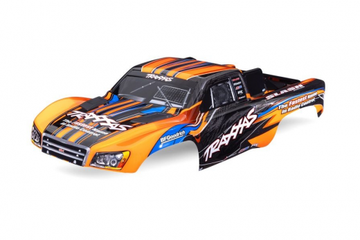 Traxxas Tuning Karosserie orange Clipless für Slash 4x4 VXL 1/10