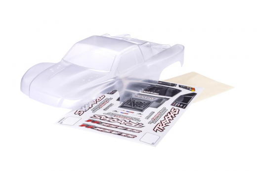 Traxxas Tuning Karosserie Klar mit Aufkleber für Clipless System für Slash 1/10