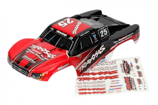 Traxxas Tuning Karosserie Mark Jenkins #25 mit Aufkleber für Slash 1/16
