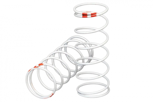 Traxxas Tuning GTR Dämpferfeder L in Weiß (0,623 Rate) 2Stück für Ford, Rustler, Slash und Stampede 1/10