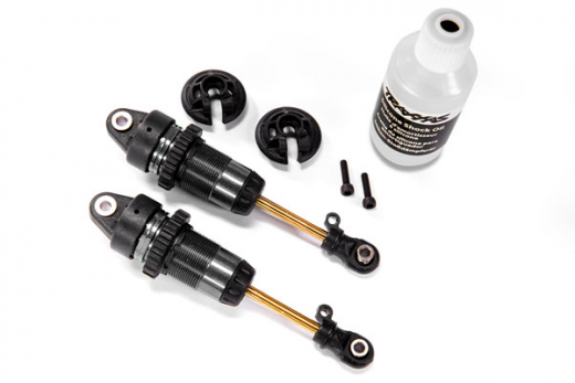 Traxxas Tuning GTR Dämpfer L gehärtet mit Teflon und Tin beschichtet 2Stück für Ford, Rustler, Slash und Stampede 1/10