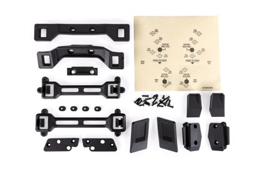 Traxxas Zubehör Clipless Umbaukit für Slash 4x4 BL-2S 1/10