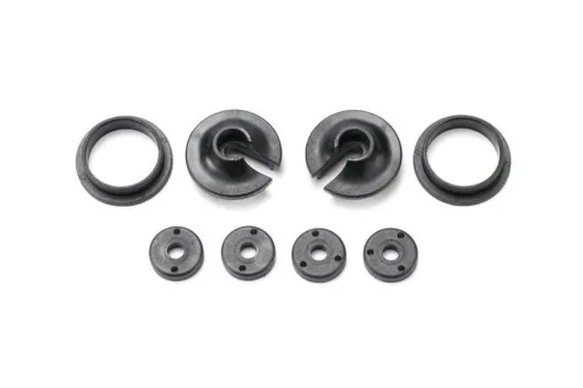 Traxxas Ersatzteile Ultra-Dämpfer Federteller 2Stück und Kolbenplättchen 4Stück für Bandit, Bigfoot, Rustler, Slash und Stampede 1/10