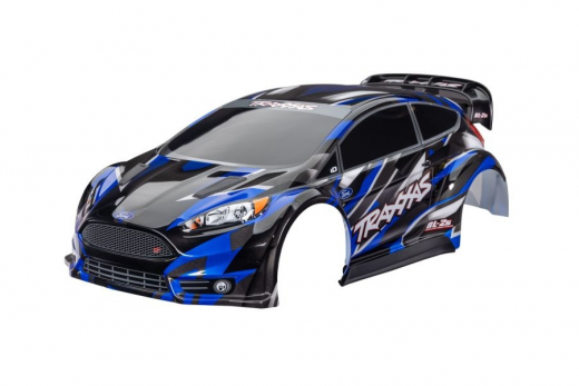Traxxas Tuning Karosserie in Blau für ST Rally Ford Fiesta 4x4 VXL 1/10