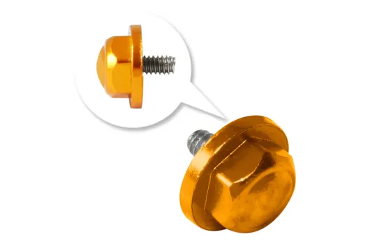 L-MA Precision Tuning Aluminium Propeller Adapter in gold für OMPHobby M1 EVO