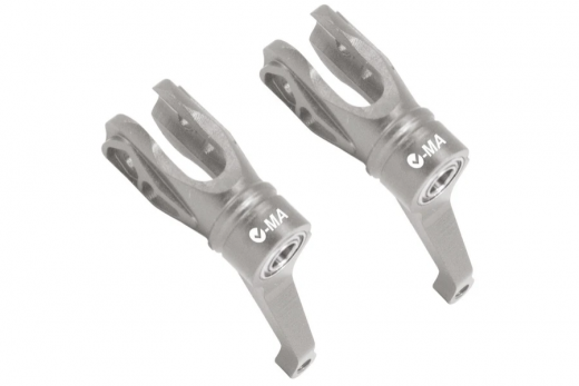 L-MA Precision Tuning Aluminium Hauptrotorblatthalter in silber für OMPHobby M2 EVO