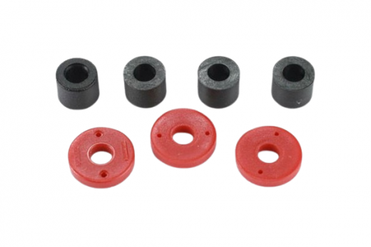 Traxxas Ersatzteile Kolbenplatte 2x0,5mm Loch für GTR 1/16 Dämpfer 4Stück für E-Revo und Slash 1/16