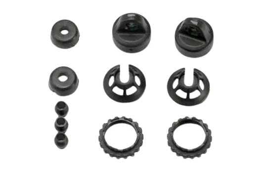Traxxas Ersatzteile Federteller und Clips für GTR 1/16 Dämpfer 2Stück für E-Revo und Slash 1/16