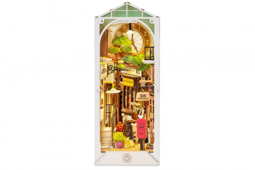 Lasercut Holzbausatz Bücherecke Sonnenscheinstadt 246 Teile