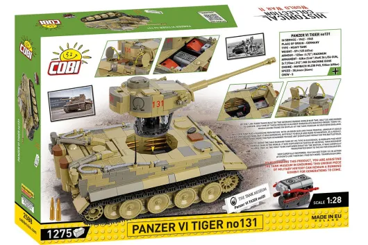 COBI Klemmbausteine Panzer Tiger VI - 1275 Teile