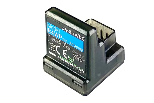 Absima Empfänger 4-Kanal R4WP-V2 mit Internen Antenne 2,4GHz für CR4S-V2