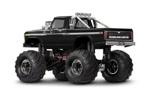 Traxxas TRX-4MT Ford F150 4x4 in schwarz 1/18 Monster-Truck RTR Brushed, mit Akku und USB Lader