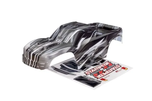 Traxxas Tuning Karosserie ProGraphix mit Aufkleber (benötigt Hintergrundlackierung) für Stampede 1/10