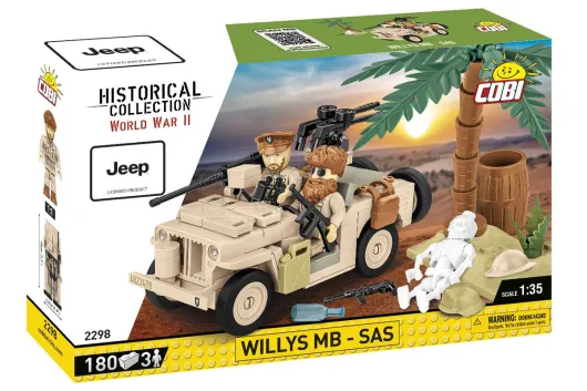 COBI Klemmbausteine Autos Willys MB SAS - 180 Teile