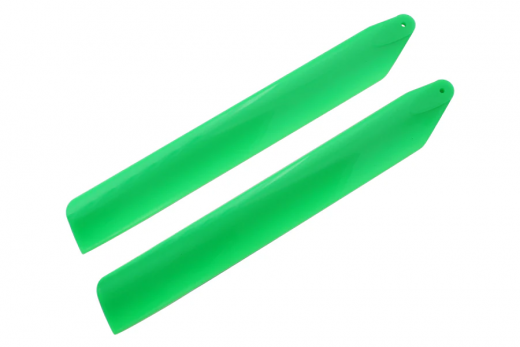 Rakonheli Kunststoff Hauptrotorblätter 133mm mit 2mm Loch in grün für Blade InFusion 120