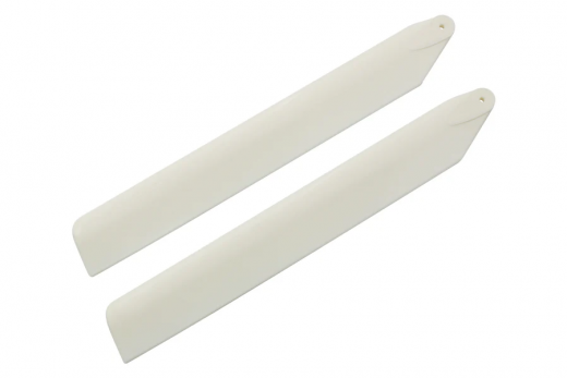 Rakonheli Kunststoff Hauptrotorblätter 133mm mit 2mm Loch in weiß für Blade InFusion 120