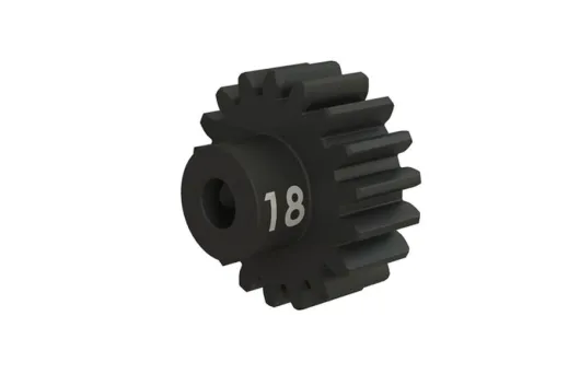Traxxas Tuning Motorritzel 18Z gehärtet 32dp für 3mm Welle für Rustler, Slash, Stampede, TRX-4 1/10 und Mini-Maxx 1/16