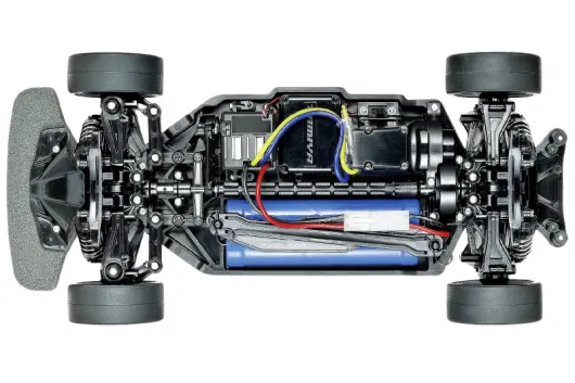 Tamiya RC Auto Audi V8 Tourenwagen TT-02 Bausatzmodell 1/10