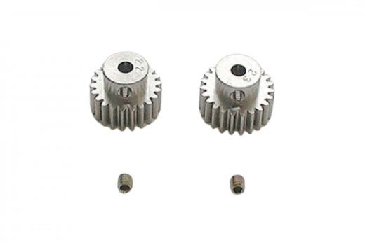 Tamiya RC Ersatzteile für TT02, DT03 und MF01X Motorritzel-Set aus Aluminium 22Zähne und 23Zähne M0,6