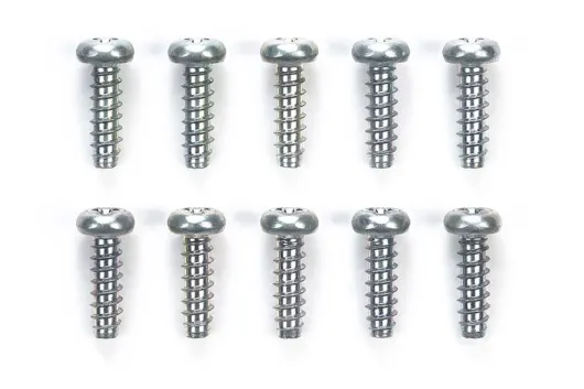 Tamiya RC Ersatzteile für TT02 und DT03 Schrauben selbstschneidend M3x10mm 10Stück