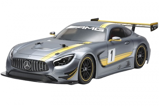 Tamiya RC Auto Mercedes AMG GT3 TT-02 Bausatzmodell 1/10