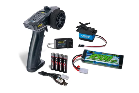 Carson RC-Reflex Start Elektro Set 2,4GHz für TAMIYA-RC-Bausätzen im Maßstab 1:10