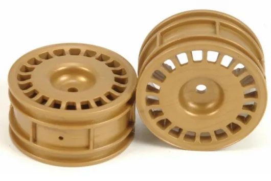 Tamiya RC Ersatzteile für TT02 Felgen Rally-Dish in gold 26mm 2Stück