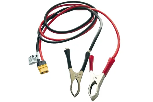 Anschlußkabel XT-60 Buchse auf Krokodilklemmen 12AWG 1Meter