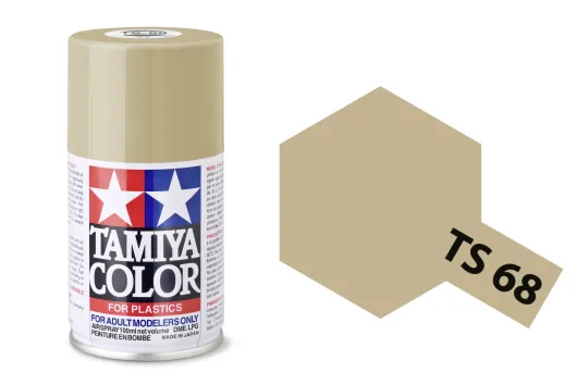 Tamiya Acryl Sprühfarbe TS-68 Holzdeck Hellbraun matt 100ml