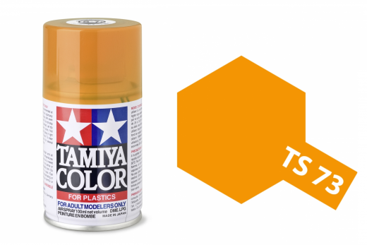 Tamiya Acryl Sprühfarbe TS-73 Orange Transparent Klar glänzend 100ml