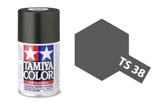 Tamiya Acryl Sprühfarbe TS-38 Gun Metall seidenmatt 100ml
