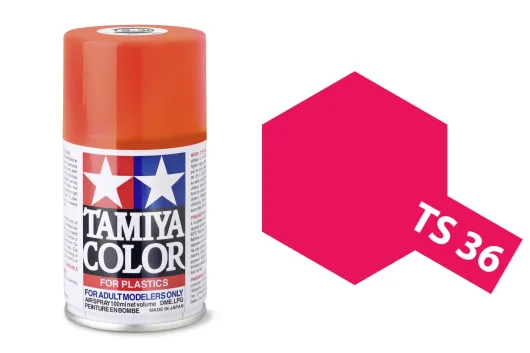 Tamiya Acryl Sprühfarbe TS-36 Neon Rot glänzend 100ml