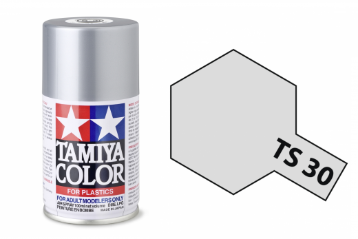 Tamiya Acryl Sprühfarbe TS-30 Metallic Silber glänzend 100ml