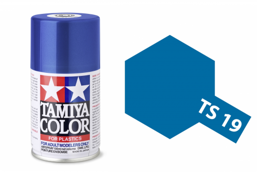 Tamiya Acryl Sprühfarbe TS-19 Metallic Blau glänzend 100ml