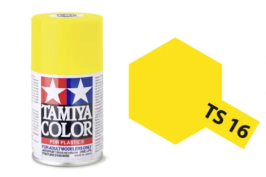 Tamiya Acryl Sprühfarbe TS-16 Gelb glänzend 100ml