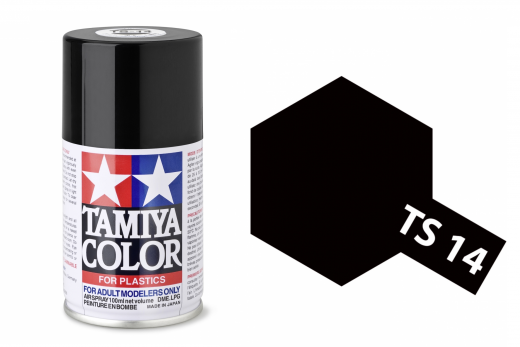 Tamiya Acryl Sprühfarbe TS-14 Schwarz glänzend 100ml