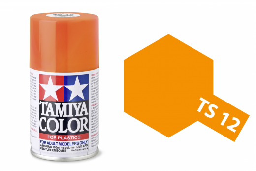 Tamiya Acryl Sprühfarbe TS-12 Orange glänzend 100ml