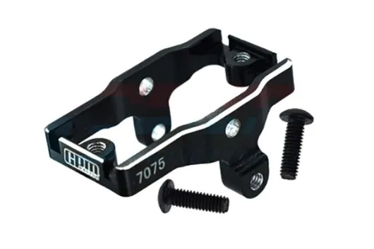 GPM Servo-Halter 7075-T6 Aluminium aus Metall in schwarz für TRX-4M 1/18