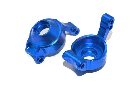 GPM Tuningteile Aluminium Radträger hinten in blau für Tamiya DT03