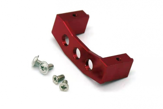 MBW RC CAR Tuningteile für RC Auto Mini Cito und DF Z06 Buggy Servohalterung aus Aluminium in rot